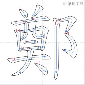 鄭 筆畫 幾劃|鄭的筆順 國字「鄭」筆畫